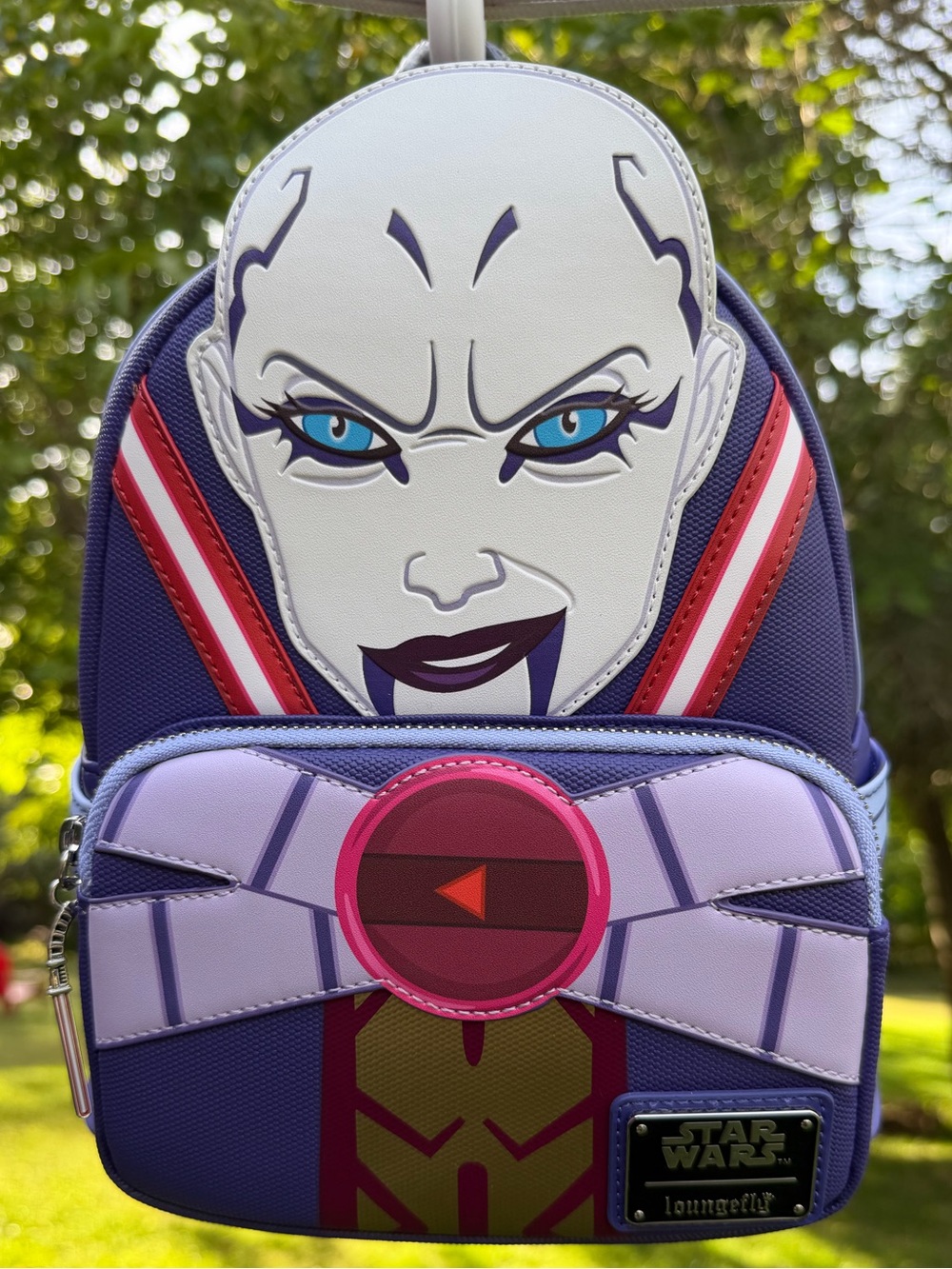 Loungefly Star Wars Asajj Ventress NYCC 2022 Exclusive Mini Backpack NWT